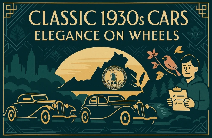 Classic 1930s Cars